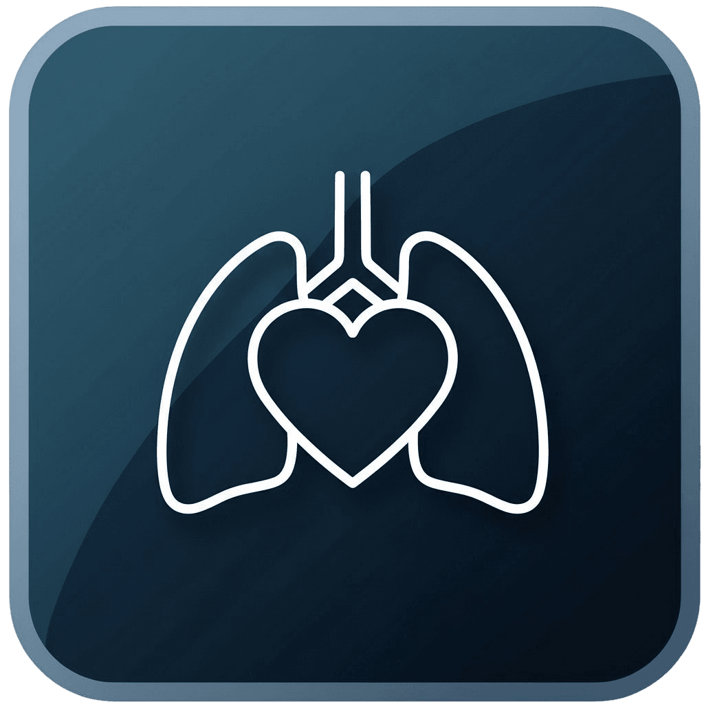 Cardiopulmonary performance icon